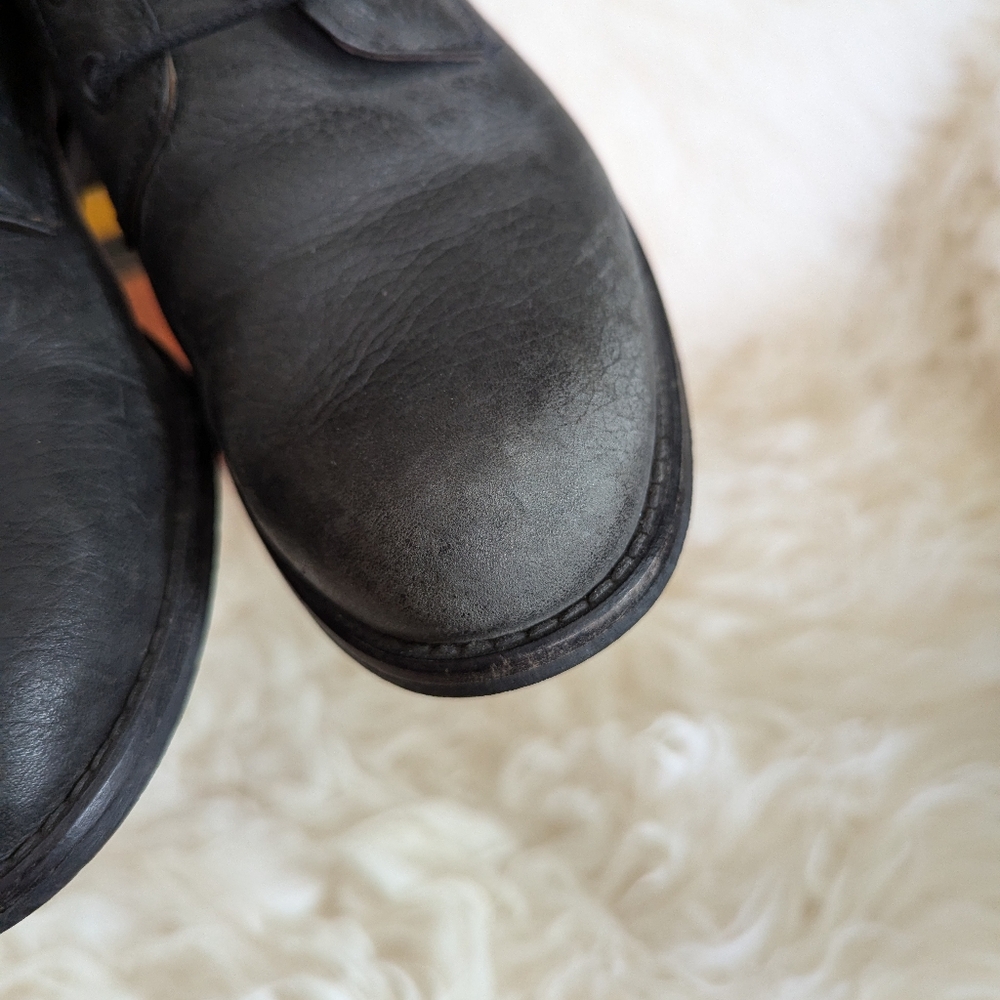 Madewell Black Leather Boots - Picture 6 of 12